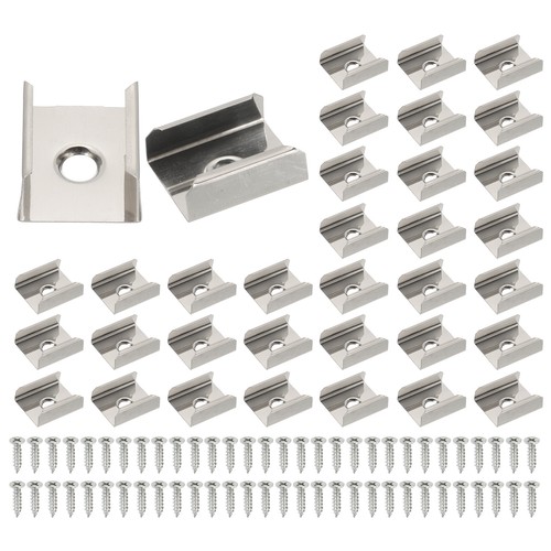 Led streifen clips - clips,, stk