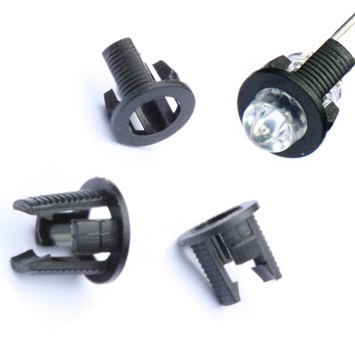 100x led einbauclip für 5mm - 100x,