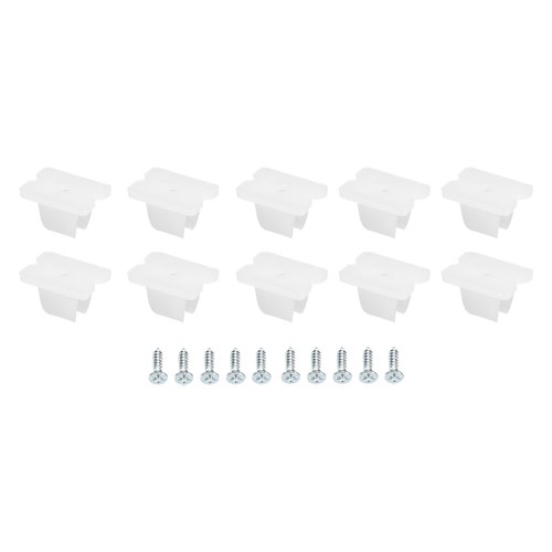 100x led neon montage clips - led,