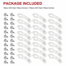 50/100tlg LED Montageclip Für